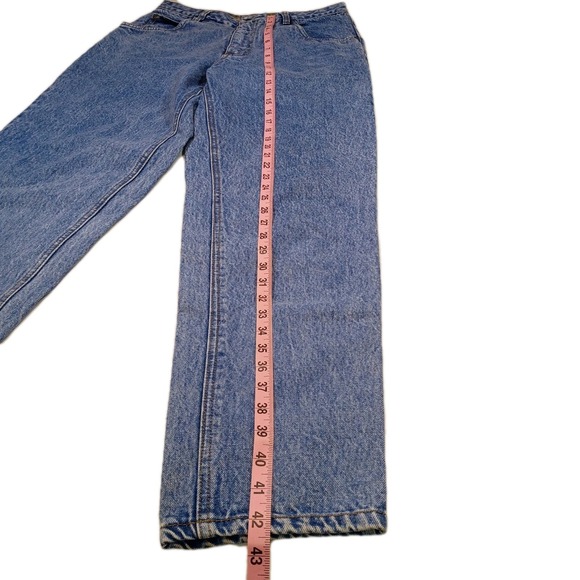 Vtg Limited Jeans Denim Classic Fit High Rise Straight Leg Stonewashed Womens 12 - Picture 7 of 11